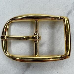 Vintage Gold Tone Simple Basic Belt Buckle for up to 1 Inch Belt